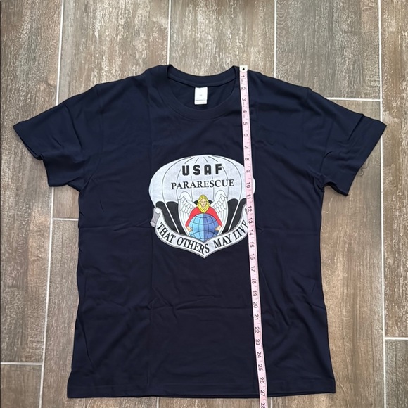 USAF Pararecue Navy T-Shirt - Picture 6 of 6